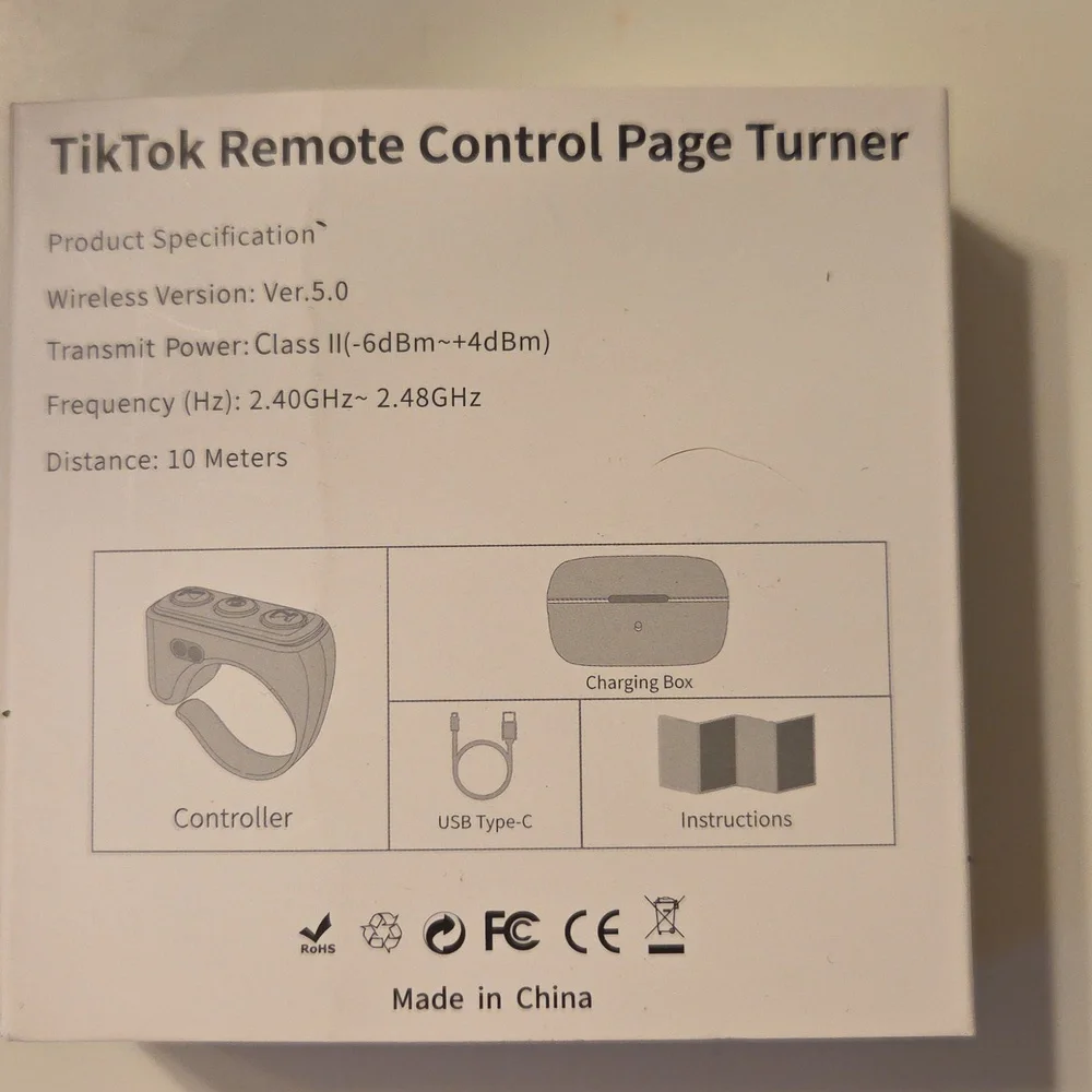 TikTok Pink Remote Control Page Turner NIB